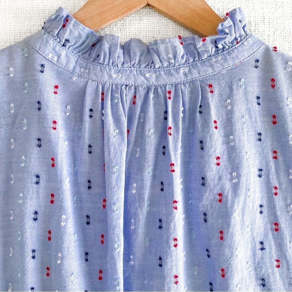 Crown & Ivy embroidered blouse. - Picture 7 of 7